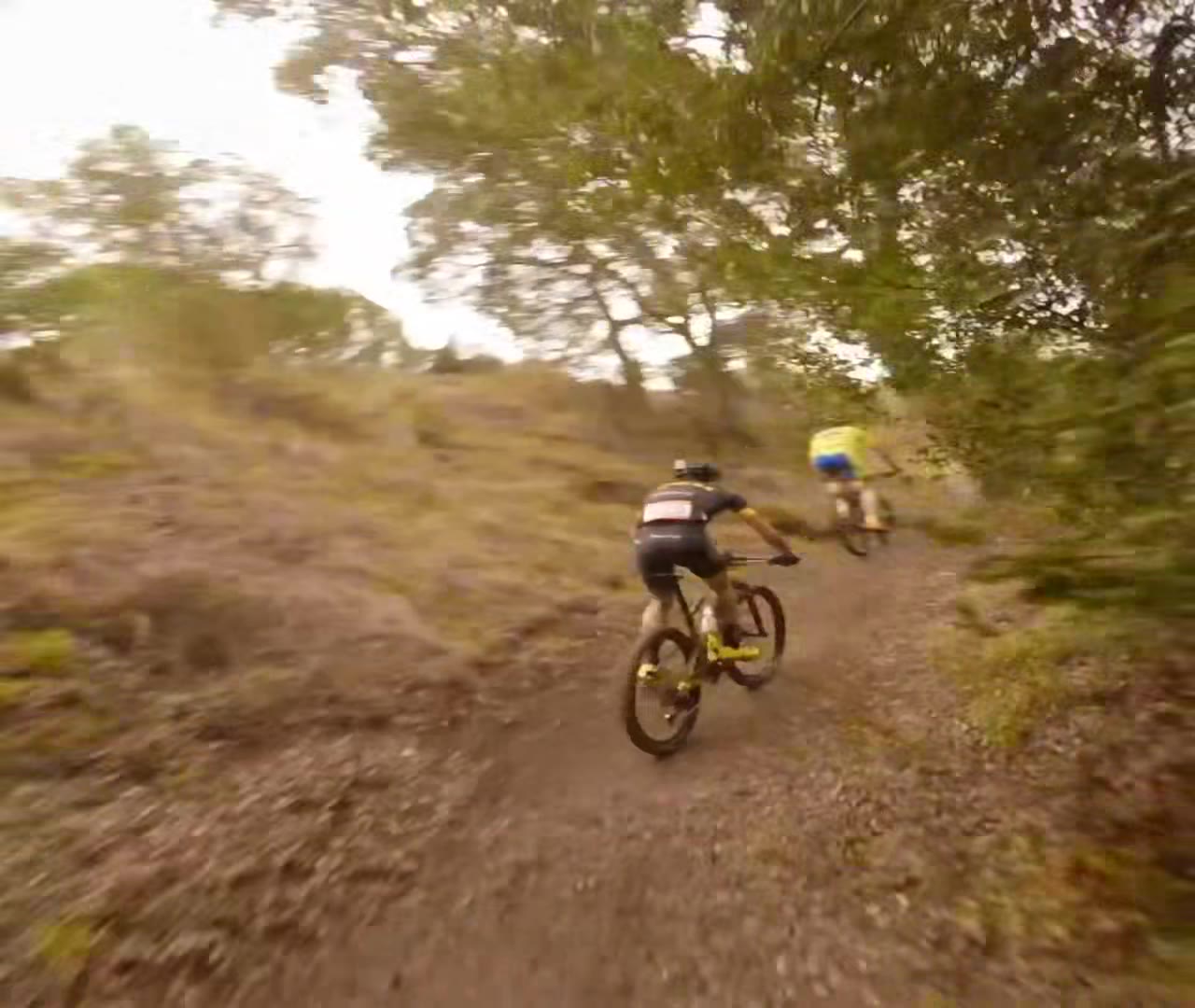 Prova de BTT — Videografia aérea de evento desportivo (Ribatejo)